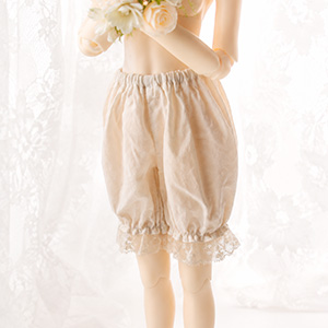 SD - Soft Cream Lace Bloomers (Ivory)