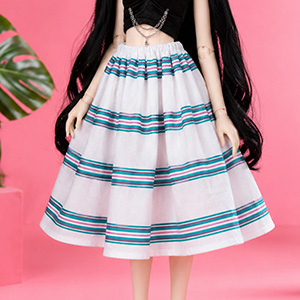 SD - GSTBXS Long Cotton Flare Skirt (W Green)