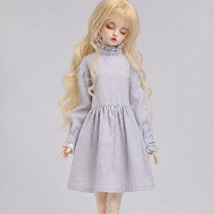 SD - AJ Gray Frill Dress (Lettering) 18/1st Batch