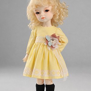 USD - Yellow Balloon Dress (Waist Flower) / Yellow Balloon Dress (Waist Flower) 01/2nd/01