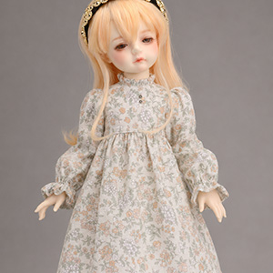 USD - Beige Small Floral Dress / Beige Small Floral Dress 14/3rd/01