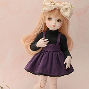 USD -25 Black Turtleneck and Pinafore Dress / 3rd Round / 01