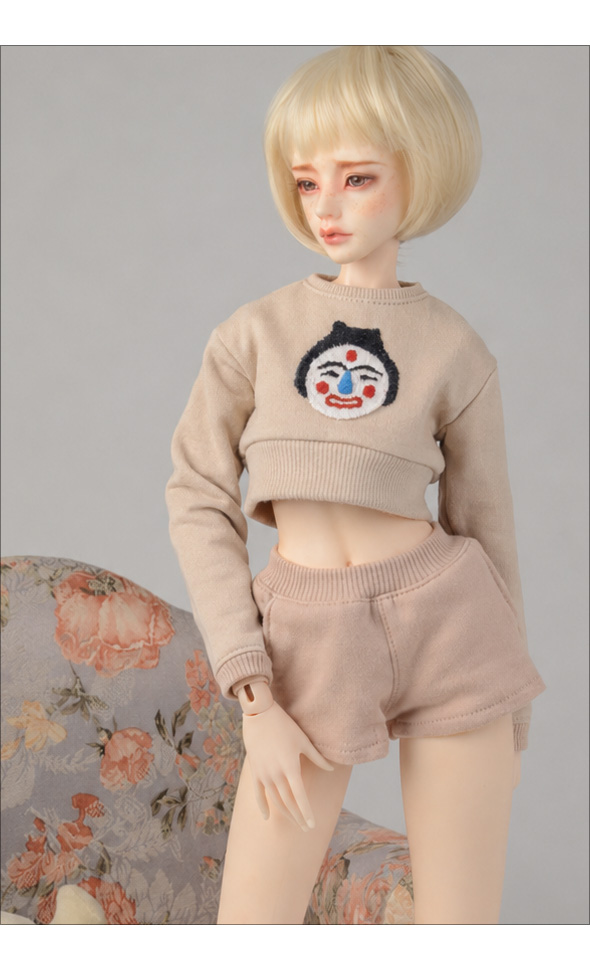 SD - 26 Beige Crop T-Shirt (Distressed) / 3rd Round / 03