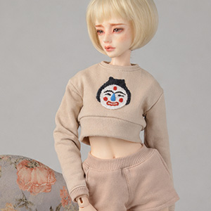 SD - 26 Beige Crop T-Shirt (Distressed) / 3rd Round / 03