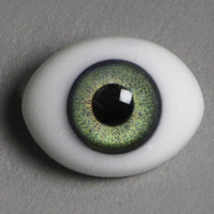 12mm Classic Flat Back Oval Glass Eyes (MA03)