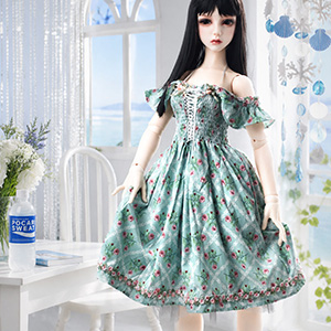 Trinity F Doll Size - Rose Reverie Dress (Green)