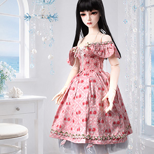 Trinity F Doll Size - Rose Reverie Dress (Pink)