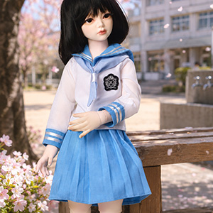 (Limited Costume)Illua Doll Size - Haru no Hikari School Uniform For Girl Set (Blue)