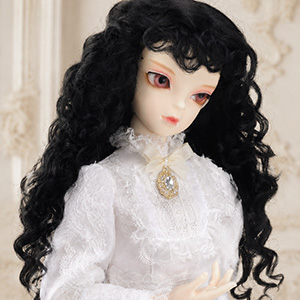 (7-8) Long Long Mohair Curling (Black)