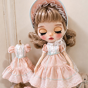 SD - AK-426 Tube Top Check Dress, Freel Bustier One Piece Set AJM0806