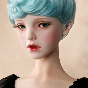 (13-14) Zeke Short Cut Wig (Blue)
