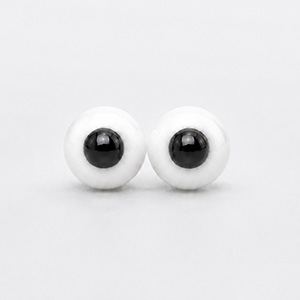 (Pre-order) 4mm Tiny Round Glass Eyes (Black)