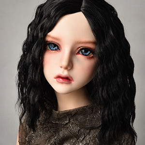 (13-14) DH Parting Sobazu Wig (Black)