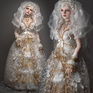 [Limited Dress] Trinity Doll F Size - Candle Doll Dress Set(White) - LE5 ZZ1