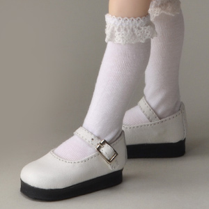Narsha Size - Noble Basic Girl Shoes (White) ZZ1