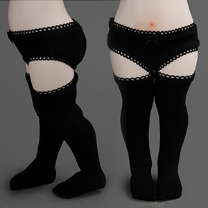 Mokashura Size - Spandex Stockings (Black)