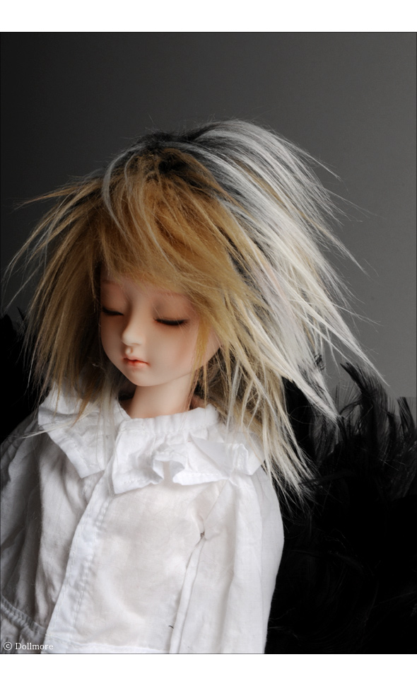 (7-8) Mohair Free Style Wig (Mix.Brown)
