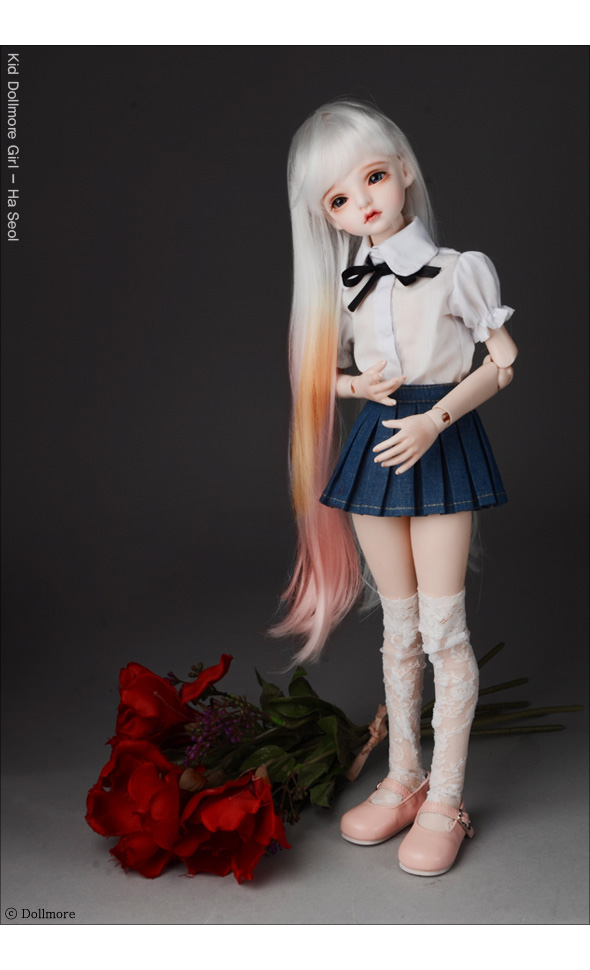 (7-8) Again Free Will Wig (White)/슈퍼론원사