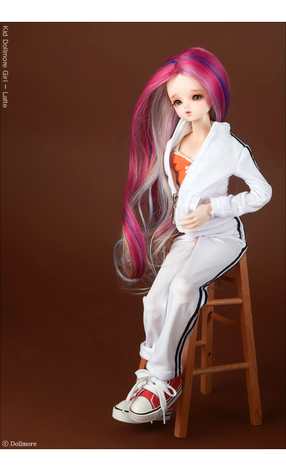 (7-8) Arcane Long Wig (Wine) (Last order)