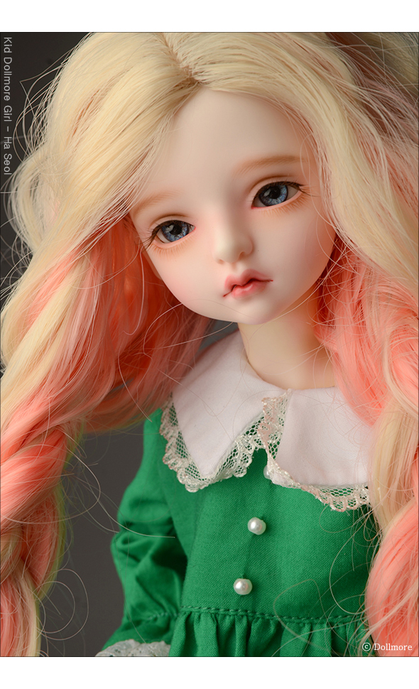 (7-8) Dyeing Long Wig (Pink + Blonde)