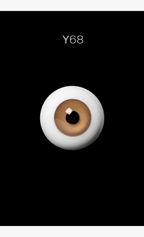 16mm Solid Round Glass Doll Eyes (Y68)