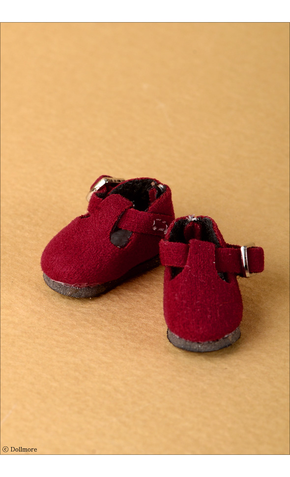 12inch Doll Size - Trude Shoes (Wine)