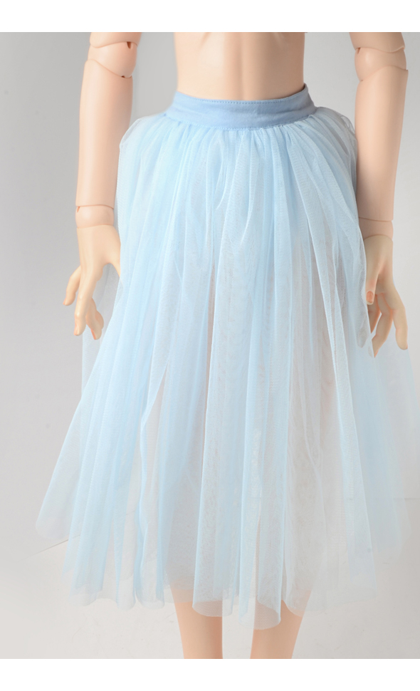 Trinity F Doll Size - Vella Skirt (L Blue) - LE10