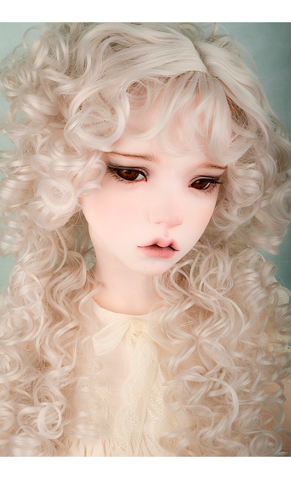 (13-14) Roco Curl Wig (White)