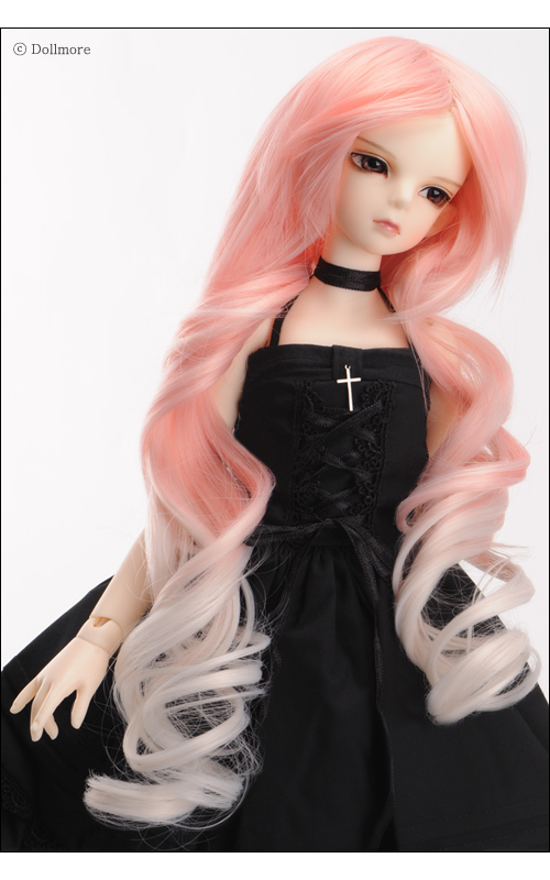 (7-8) Roman Long Wig (Pink)