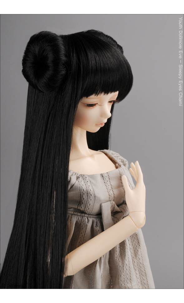 (8-9) Dumpling Wig (Black)