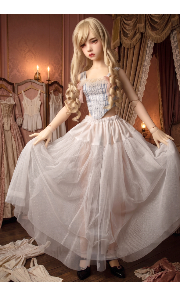 Trinity F Doll Size - Etoile Skirt (White)