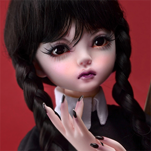 (7-8) Shirley Bang Pgtail Wig (Black) ZZ1