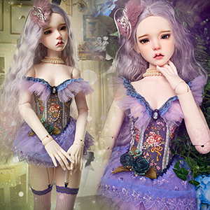 [Limited Outfit Set]Trinity Doll F Size - Violet Dream Dress Up Clothes Set - LE10 ZZ1