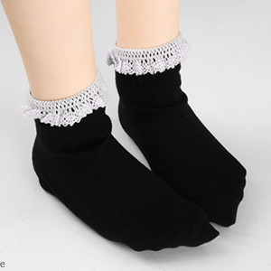 Trinity Doll - Ponyo Socks (Black) ZZ1