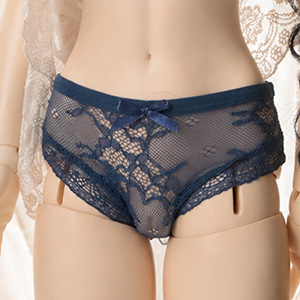 Trinity F Doll Size - Romantic Lace Panties (Midnight Blue) ZZ1