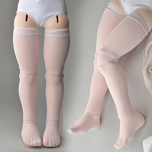 Lusion Doll Size - Gauzee Band stocking(White) ZZ1