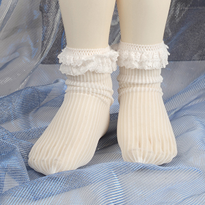 Lusion Doll Size - Lunelle Ankle Stockings (Cream) ZZ1