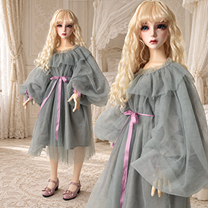 Trinity Doll F Size - Glasswing Tulle Dress (D Blue)