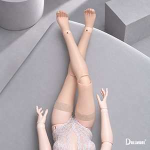 Trinity Doll - Classic Back Seam Stockings (L Skin)