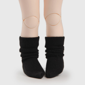 Dear Doll Size - Loose Socks (Black) ZZ1