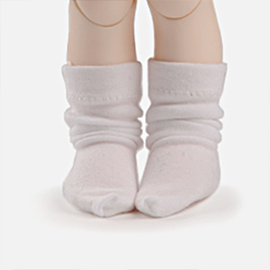Dear Doll Size - Loose Socks (White) ZZ1