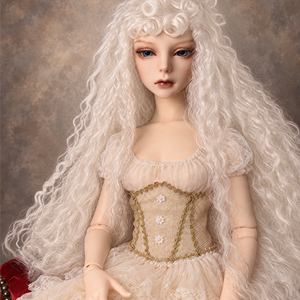 (Pre-order) (13-14) Antique Romance Long Curl Wig - White zz1